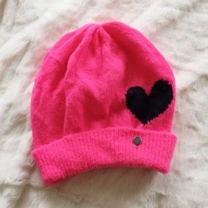 Pink Beanie with Heart